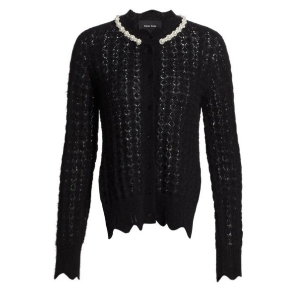 Simone Rocha Scallop Edge Cardigan - Picture 4 of 15